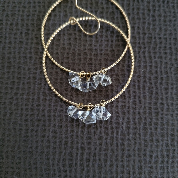 Maimoda Jewelry Earrings with Herkimer Diamonds💎 - Picture 4 of 16